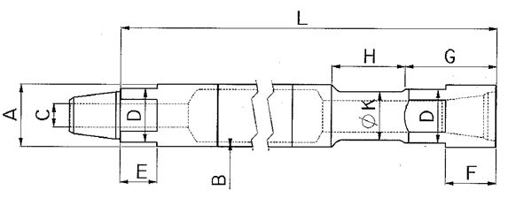 schramm-carousel-drill-pipe